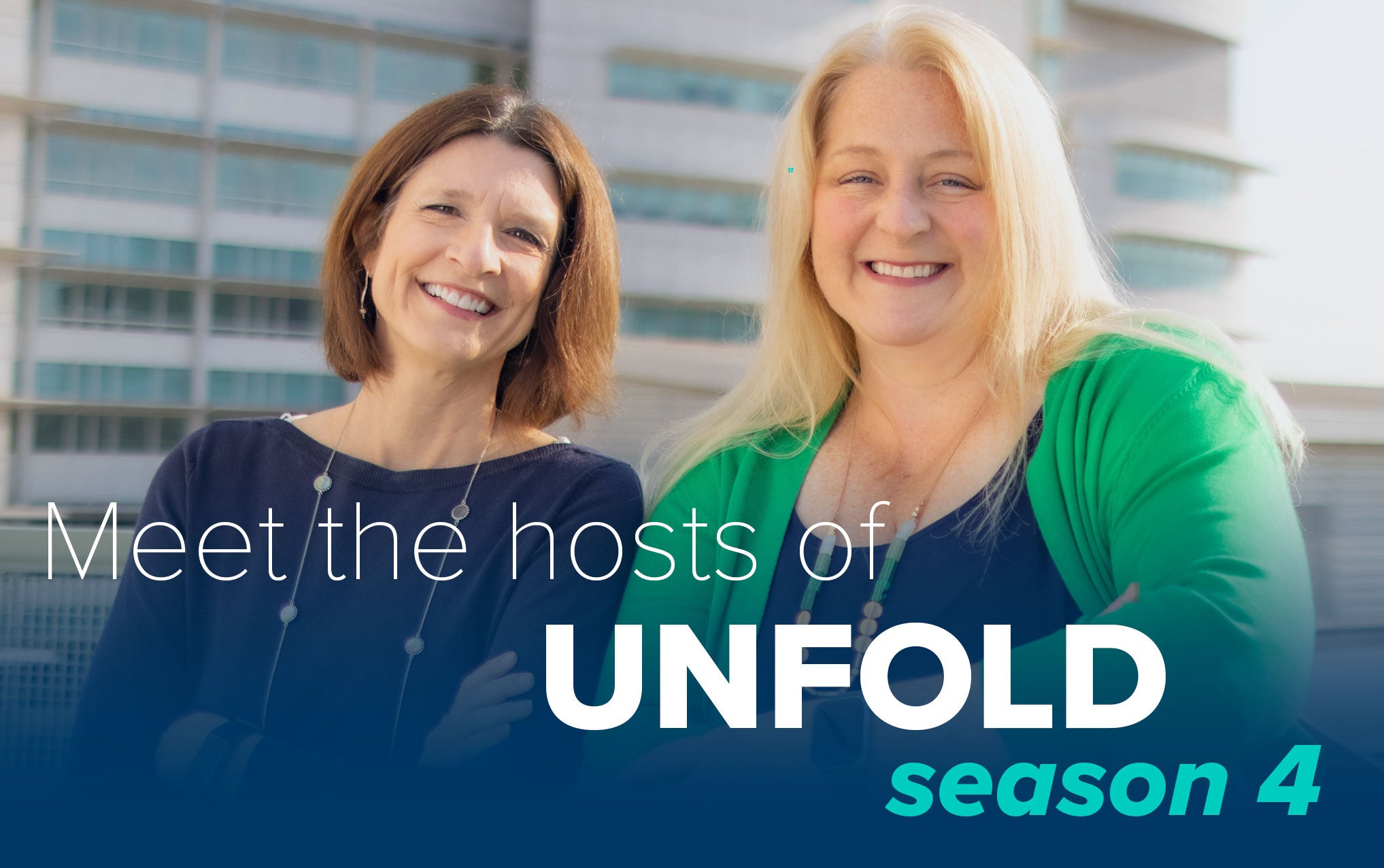 Portraits of 澳门六合彩开奖结果走势图 Unfold Podcast Season 4 Hosts Amy Quinton and Marianne Russ Sharp
